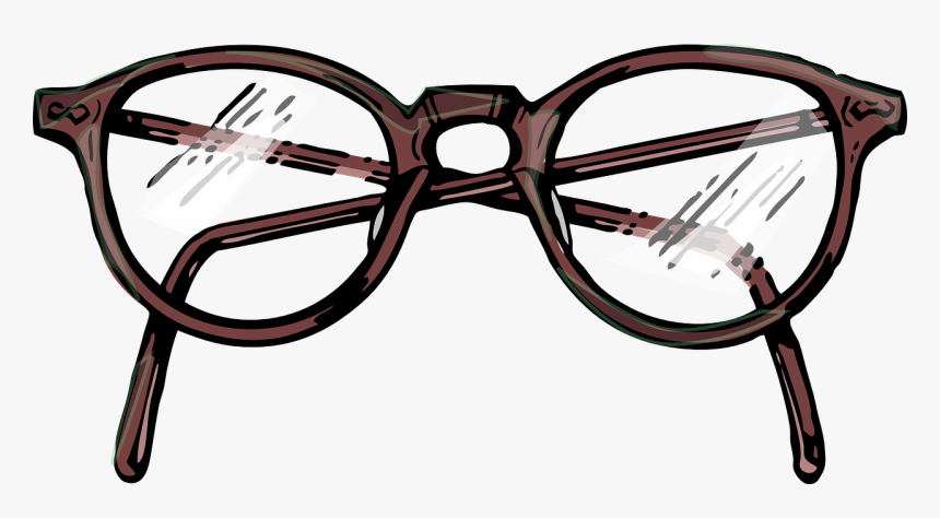 Specs, Glasses, Spectacles, Eyes, Brown, Frames - Glasses Transparent Drawing, HD Png Download