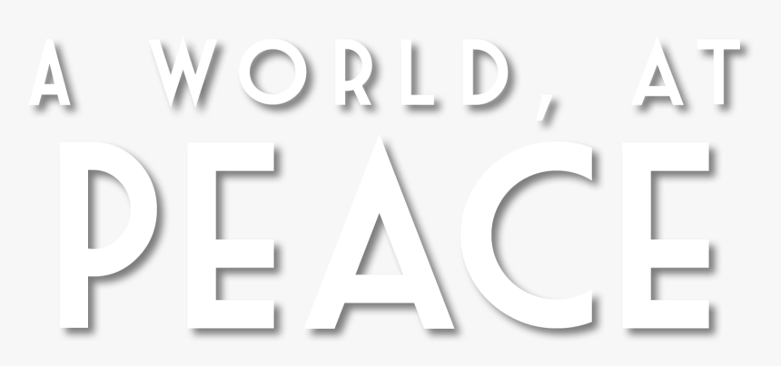 A World At Peace Logo - Poster, HD Png Download