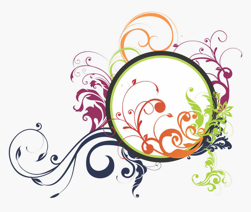 Floral Clipart Line Art - Graphic Design Line Free Download, HD Png Download