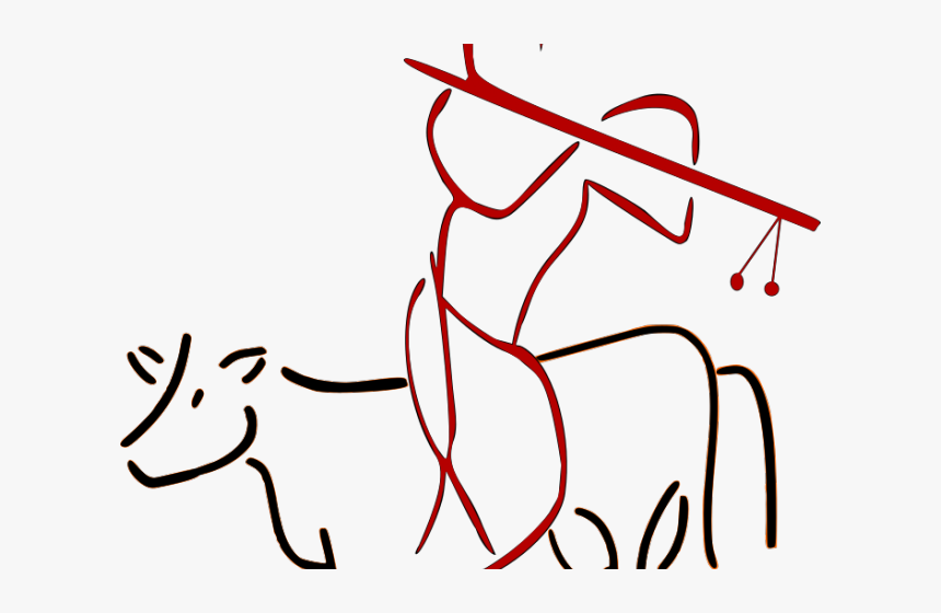 Krishna Clipart Cow Clipart - Krishna Janmashtami Png, Transparent Png