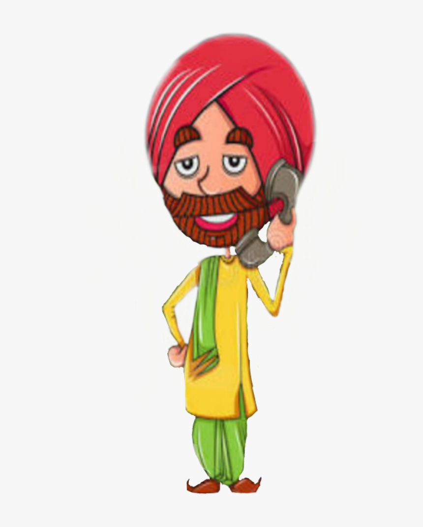 #sardar #sheikh #indian #india - Cartoon, HD Png Download