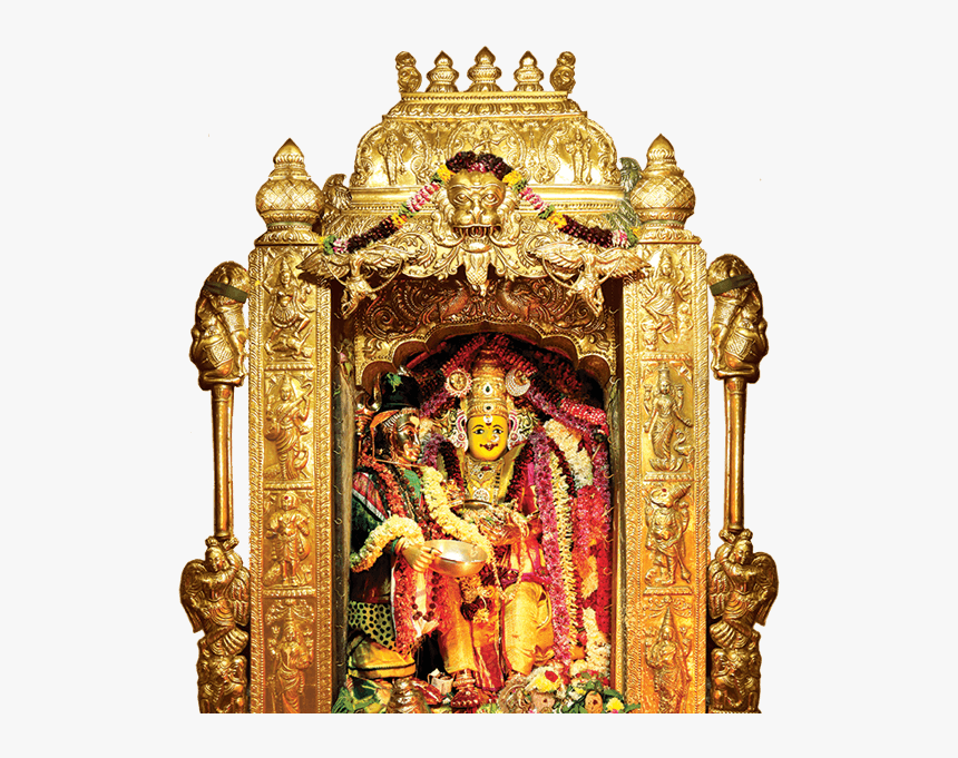 Swarna Kavachalakruta Durga Devi, HD Png Download