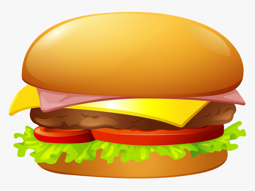 Transparent Background Burger Clipart, HD Png Download