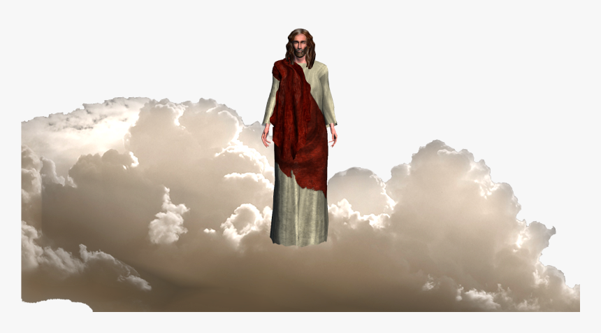 Jesus On A Cloud Png, Transparent Png