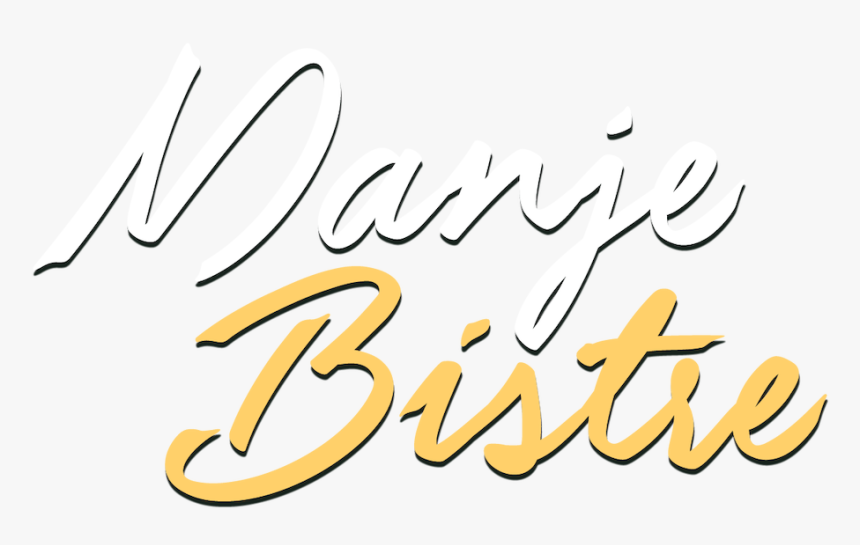 Manje Bistre - Calligraphy, HD Png Download