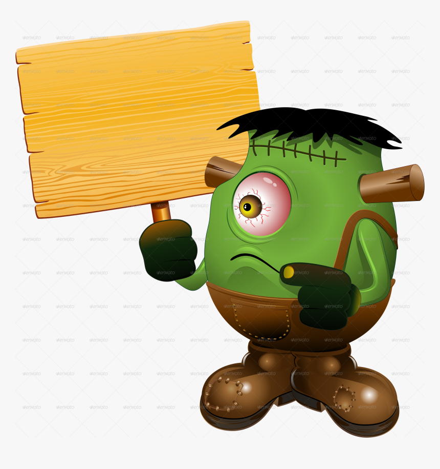 Transparent Monster Cartoon Png - Frankenstein Clipart, Png Download