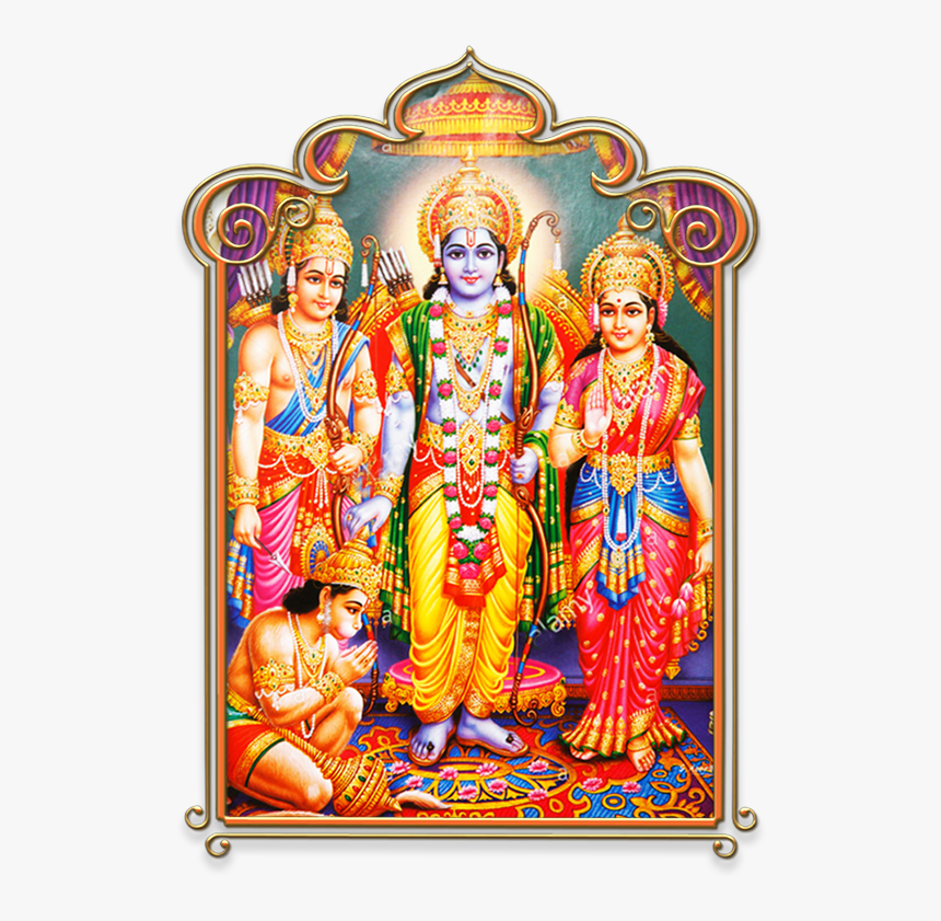 3 B Sit Ram-1 - Stained Glass, HD Png Download