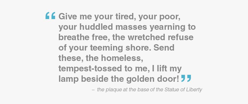 Give Me Your Tired, Your Poor, Your Huddled Masses - Loneliness Quotes, HD Png Download