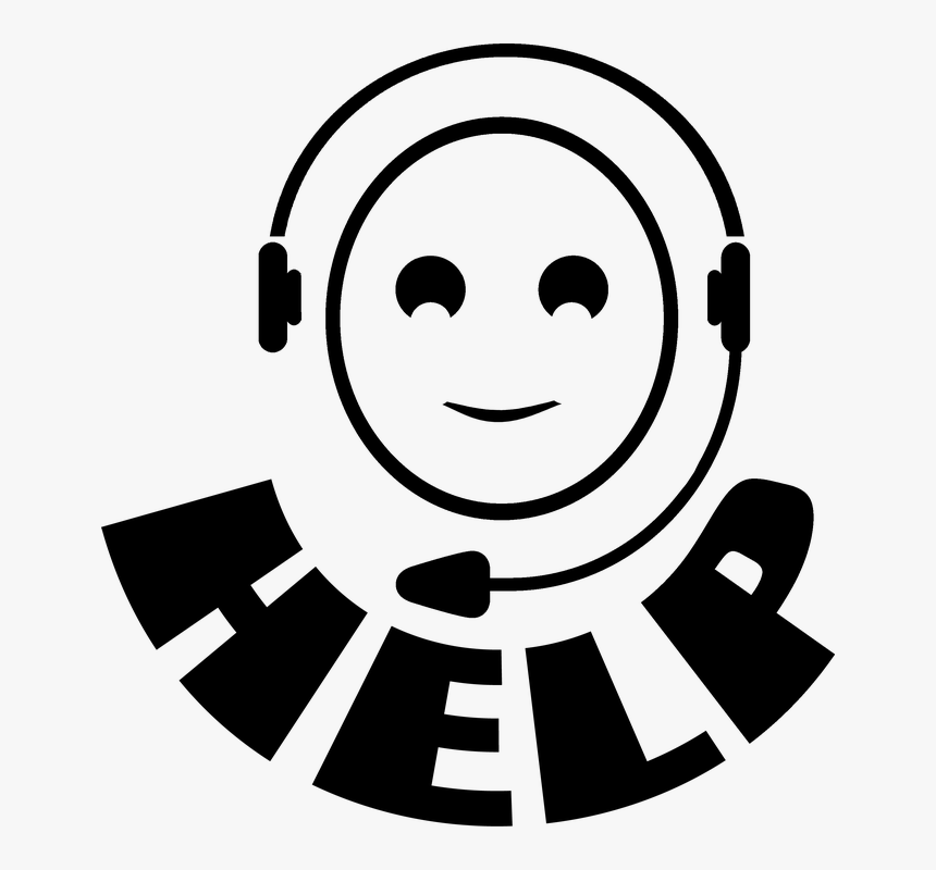 Support, Help, Call Center, Headset, Service - Call Center Headset Cartoon, HD Png Download