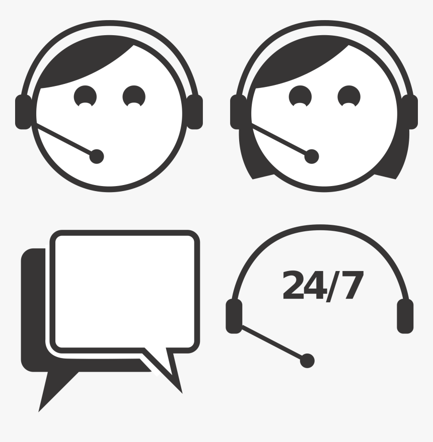 Call Center Dibujo, HD Png Download