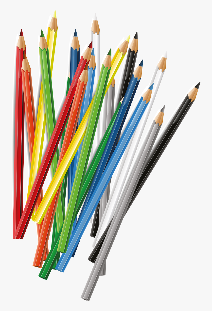 Creative Color Pencil - Free Coloured Pencils Png, Transparent Png