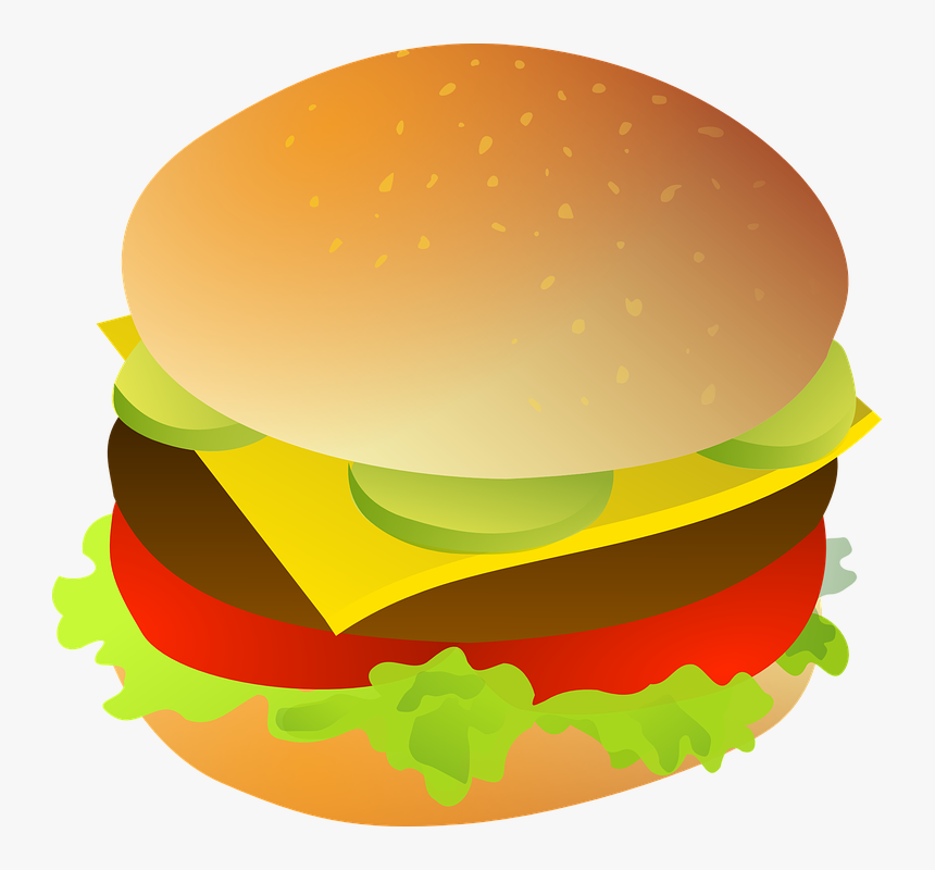Cheese Burger Clip Art, HD Png Download