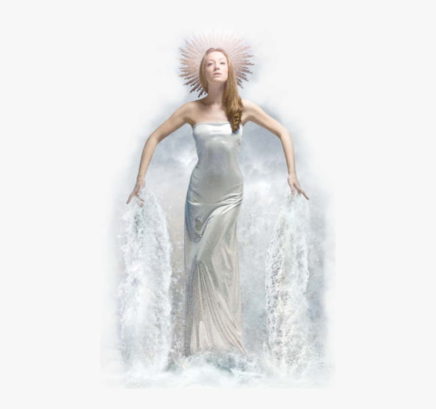 Ftestickers Fantasyart Woman Goddess Mythology Freetoedit - Greek Mythology Alcyone Goddess, HD Png Download