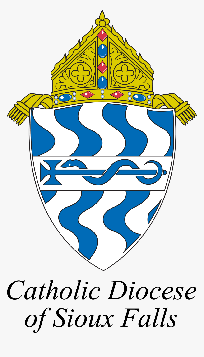 Catholic Diocese Of Sioux Falls Crest 4-color - Diocese Of Sioux Falls, HD Png Download