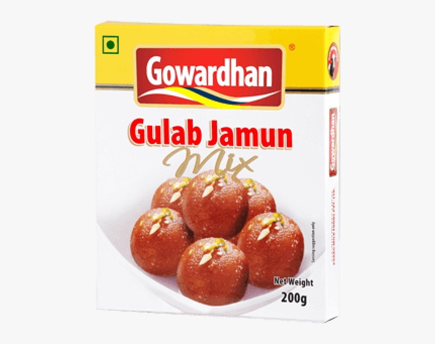 Gowardhan Gulab Jamun Mix, 200 Gm Carton - Gowardhan Gulab Jamun Mix, HD Png Download