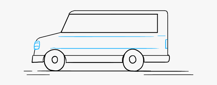 How To Draw School Bus - Model Car, HD Png Download