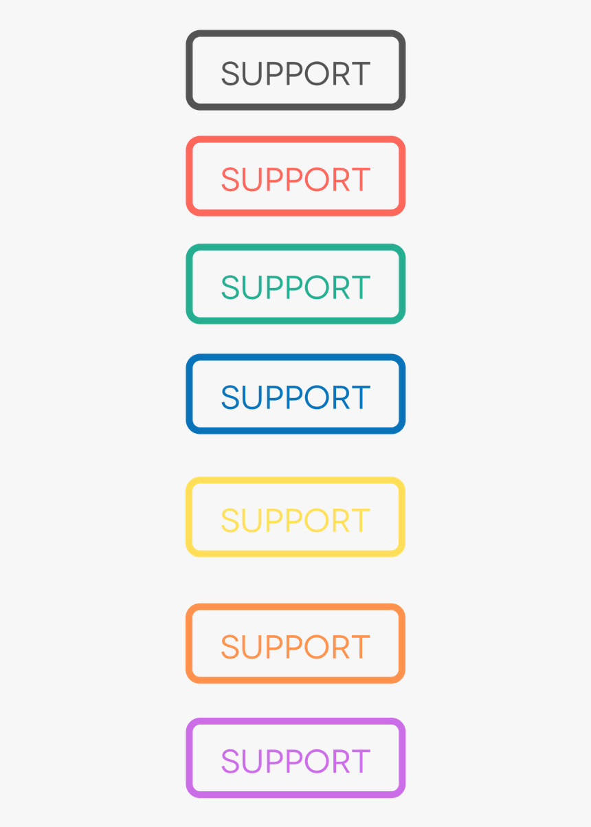 Donate Button Example - Electric Blue, HD Png Download