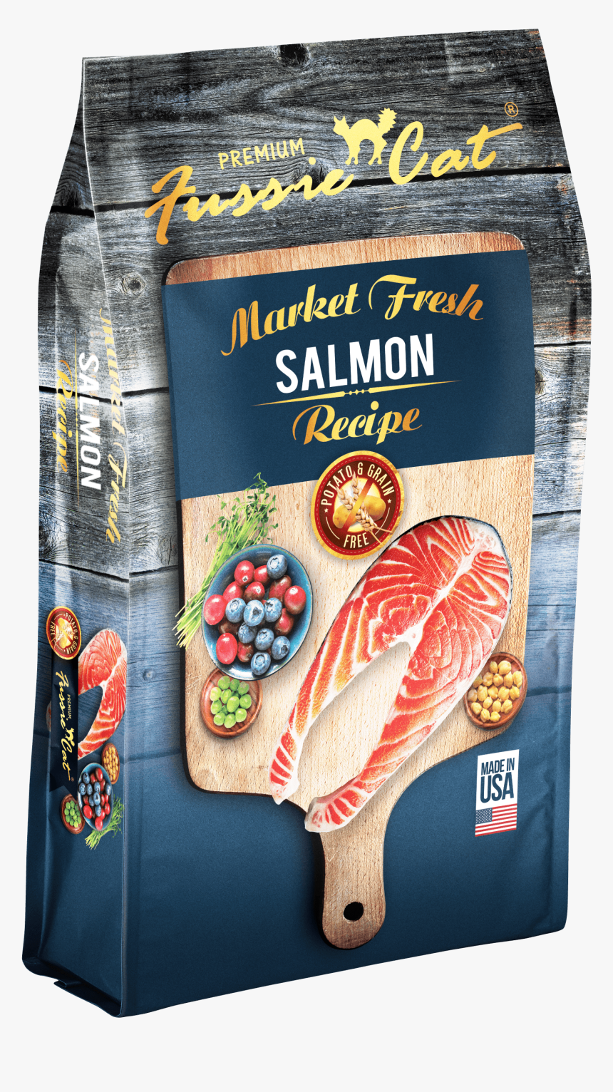 Salmon Cat Food Dry, HD Png Download