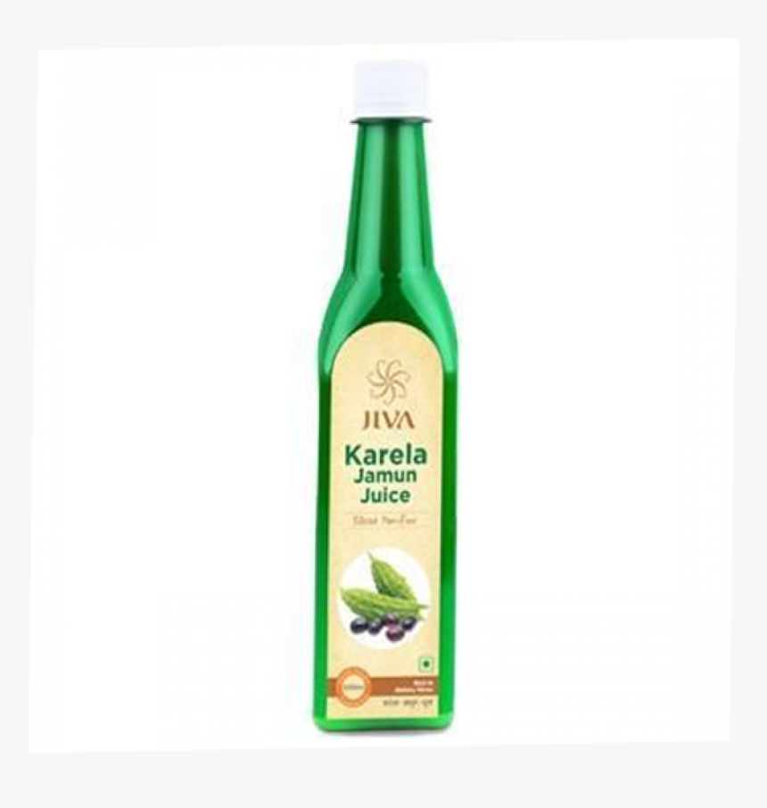 Jiva Karela Jamun Juice - Glass Bottle, HD Png Download
