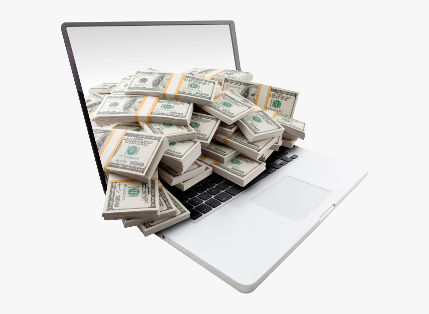 Money Laptop Market Shreeji Krupa Profit - Money Laptop, HD Png Download