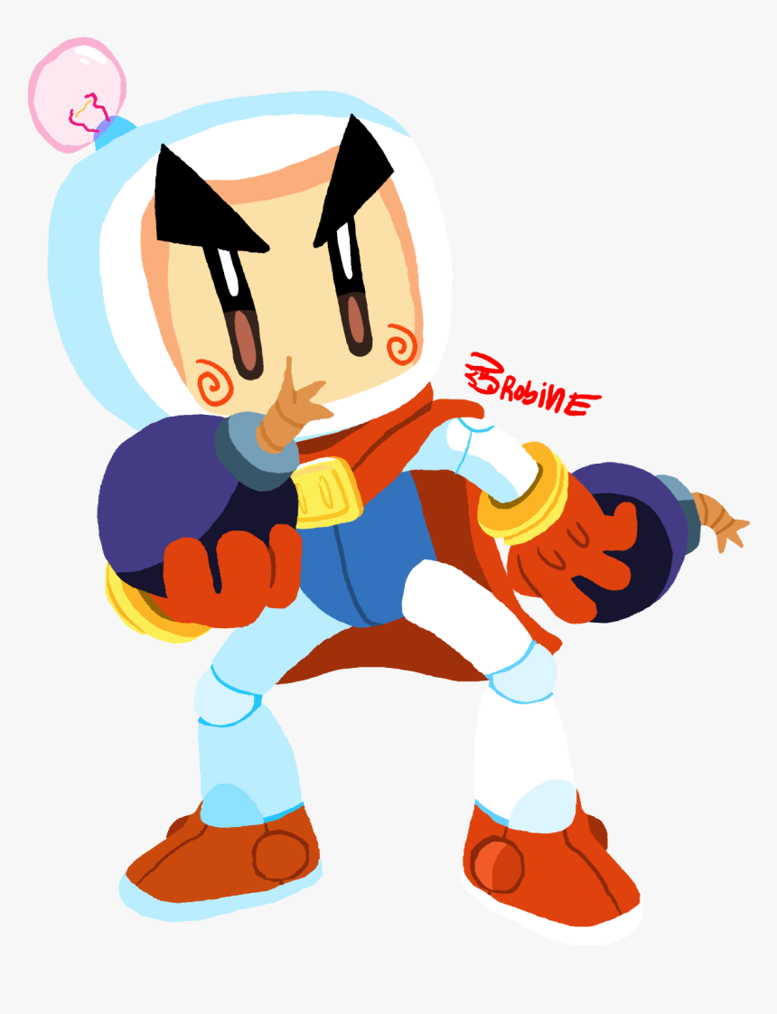 Bomberman Redesign - Cartoon, HD Png Download