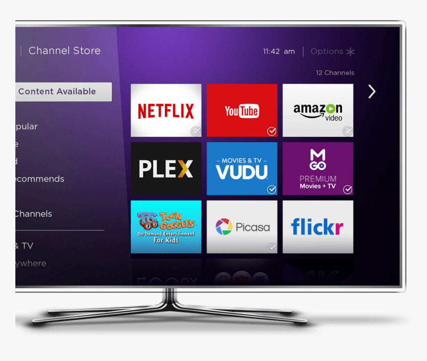 Image - Roku Tv Screen, HD Png Download