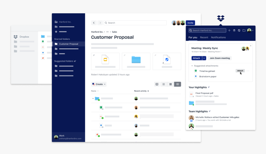 New Dropbox Desktop Experience - Windows Dropbox Desktop App, HD Png Download