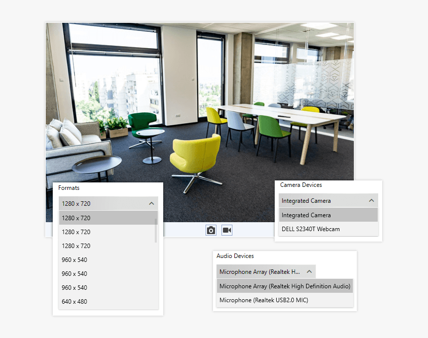 Telerik Ui For Wpf Webcam - Interior Design, HD Png Download