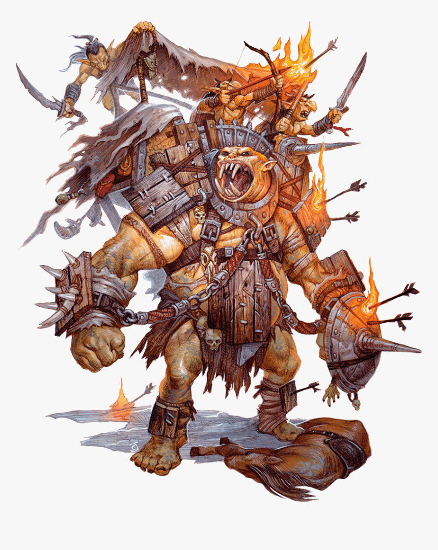 Mordenkainen's Tome Of Foes Ogre, HD Png Download