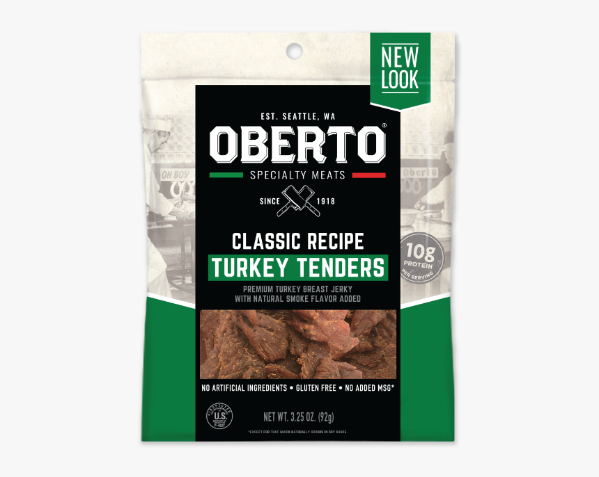 Turkey-tenders - Oberto Butchers Cut Bacon Jerky, HD Png Download