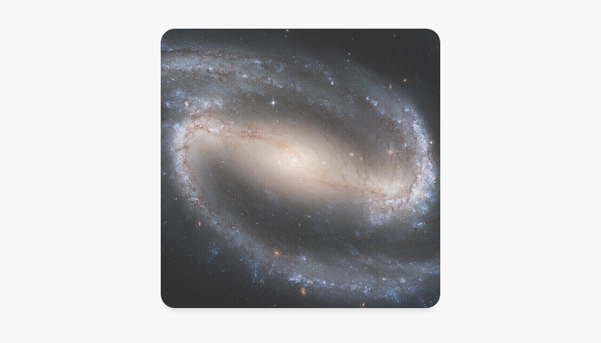 Barred Spiral Galaxy Ngc 1300 Square Coaster - Barred Spiral Galaxy, HD Png Download