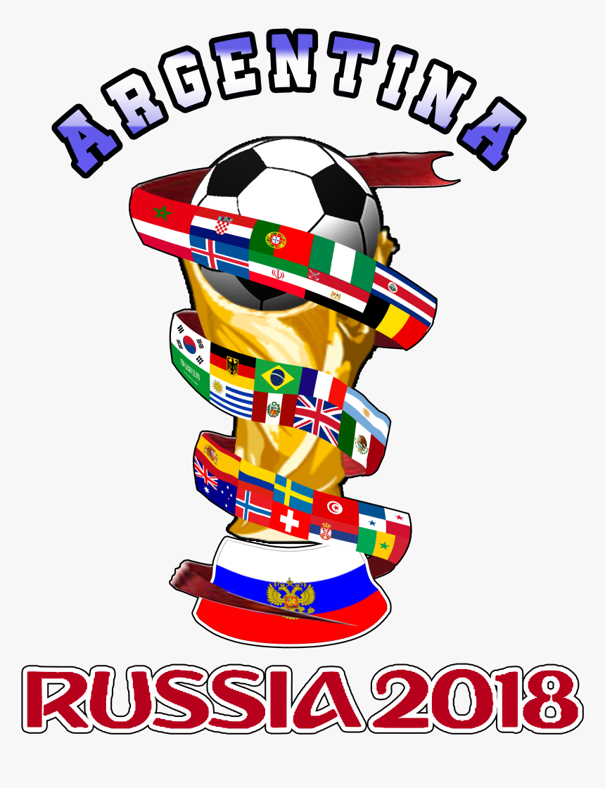 Argentina World Cup Russia - Caricaturas Argentina Mundial 2018, HD Png Download