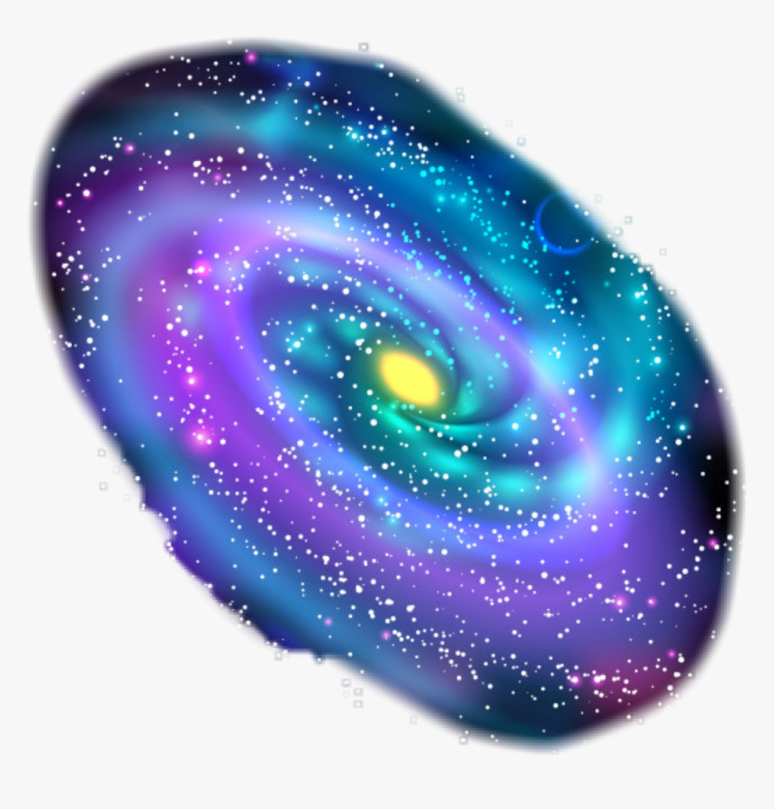 #color #spiral #galaxy #stars #turkis #pink #beautiful - Galaxy, HD Png Download