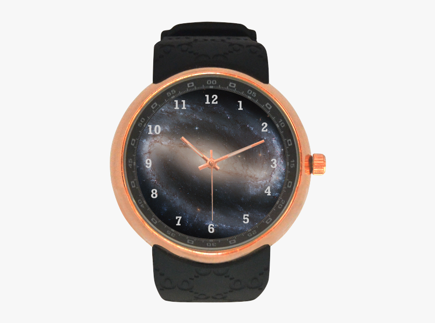 Barred Spiral Galaxy Ngc 1300 Men S Rose Gold Resin - Watch, HD Png Download