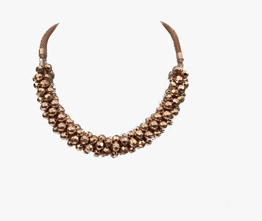 Gold Necklace Transparent Background - Beige Necklace Transparent Background, HD Png Download