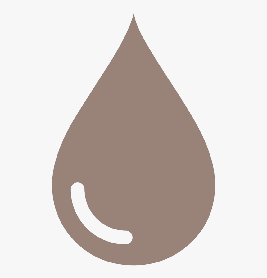 Water Drop Icon Gray - Illustration, HD Png Download