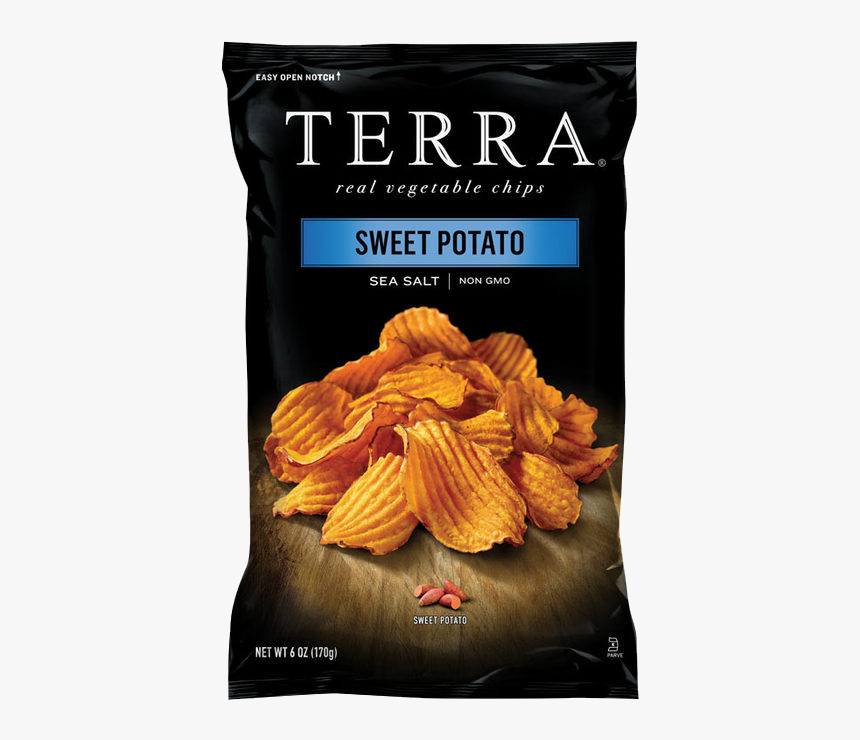 Potato Chip Png - Terra Sweet Potato Chips Sea Salt, Transparent Png