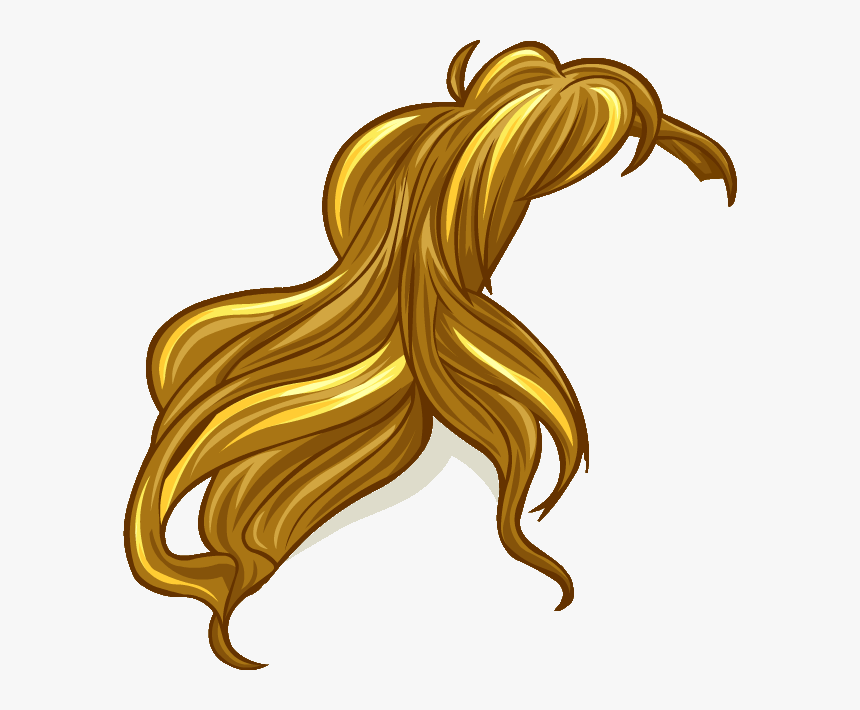 Cabello Dibujo Png - Cabellos De Club Penguin Rubios, Transparent Png