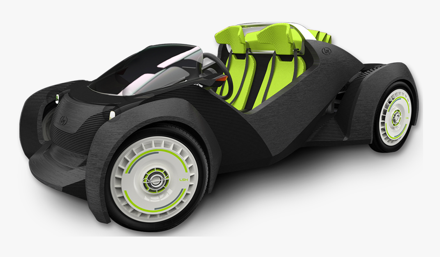Strati 3d Printed Car, HD Png Download