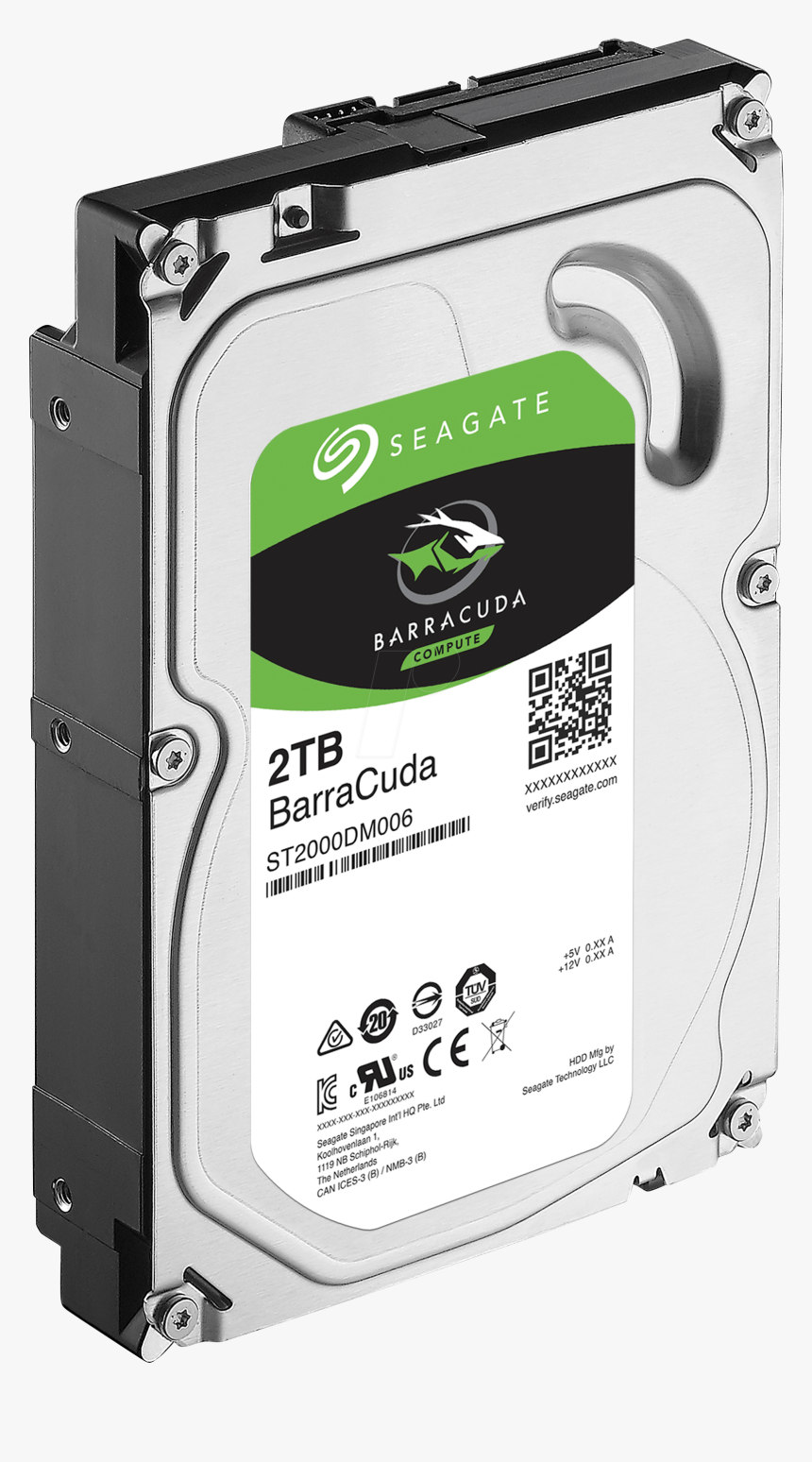 Seagate Barracuda St2000dm006 2tb 7200rpm - Seagate Barracuda 2tb, HD Png Download