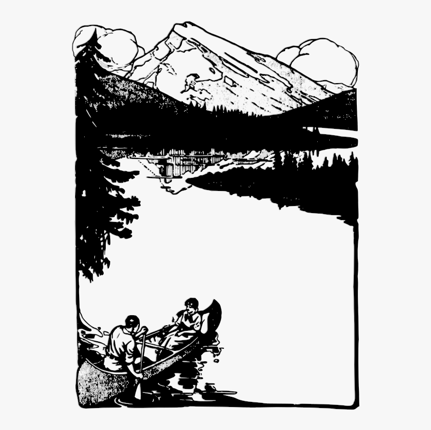 Nature Black And White Drawing, HD Png Download