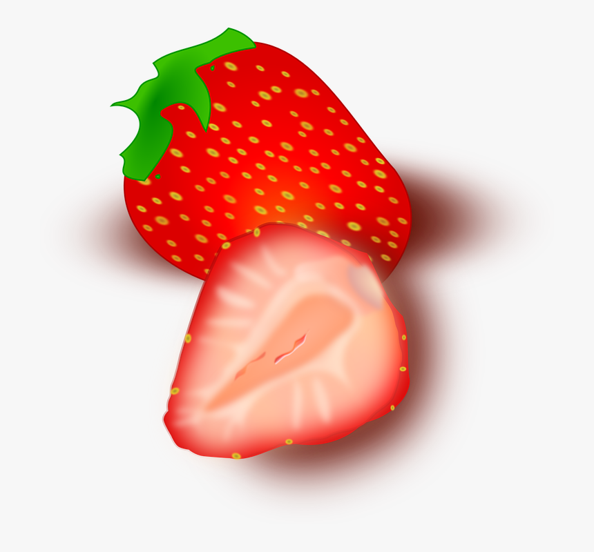 Clip Art Slice Strawberry, HD Png Download
