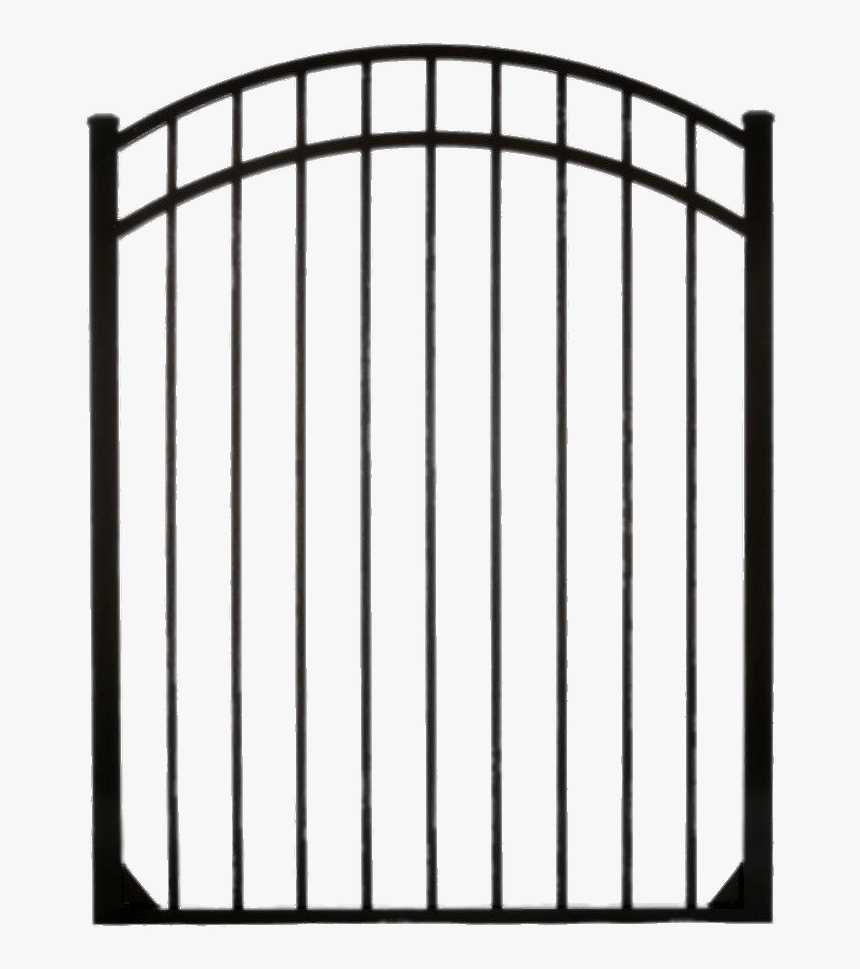 Universal Fence - Arched Aluminum Gate, HD Png Download