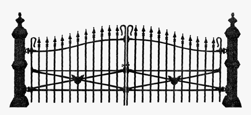 Spooky Pencil And In - Scary Fence Png, Transparent Png
