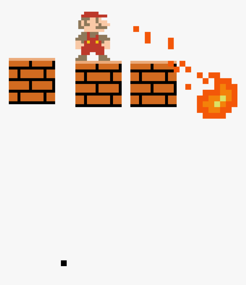 Fire Ball Pixel Art, HD Png Download