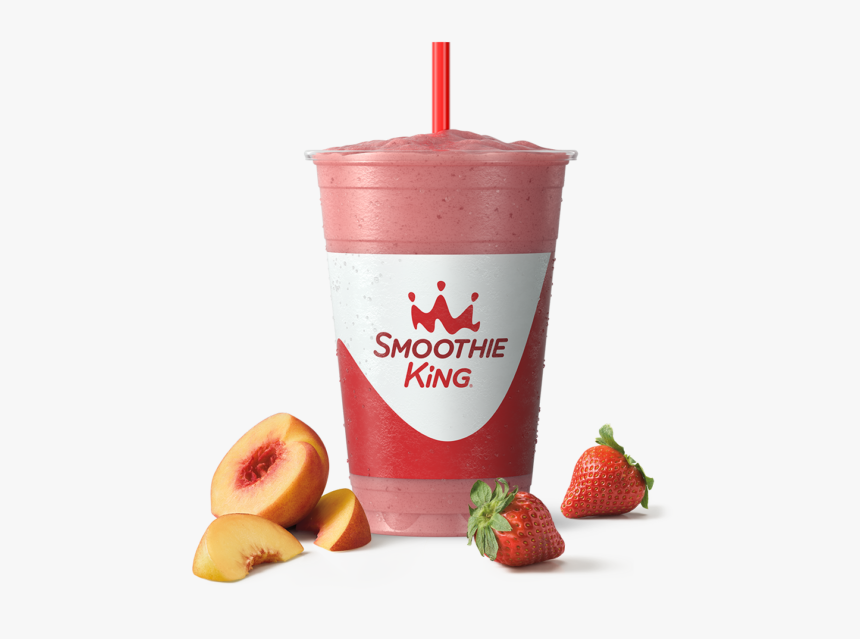 Sk Take A Break Peach Slice Plus With Ingredients - Smoothie King Peanut Power Plus, HD Png Download