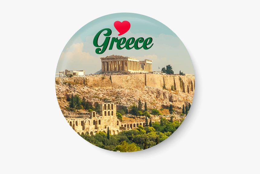 Love Greece Fridge Magnet - Athens Ancient Greece, HD Png Download