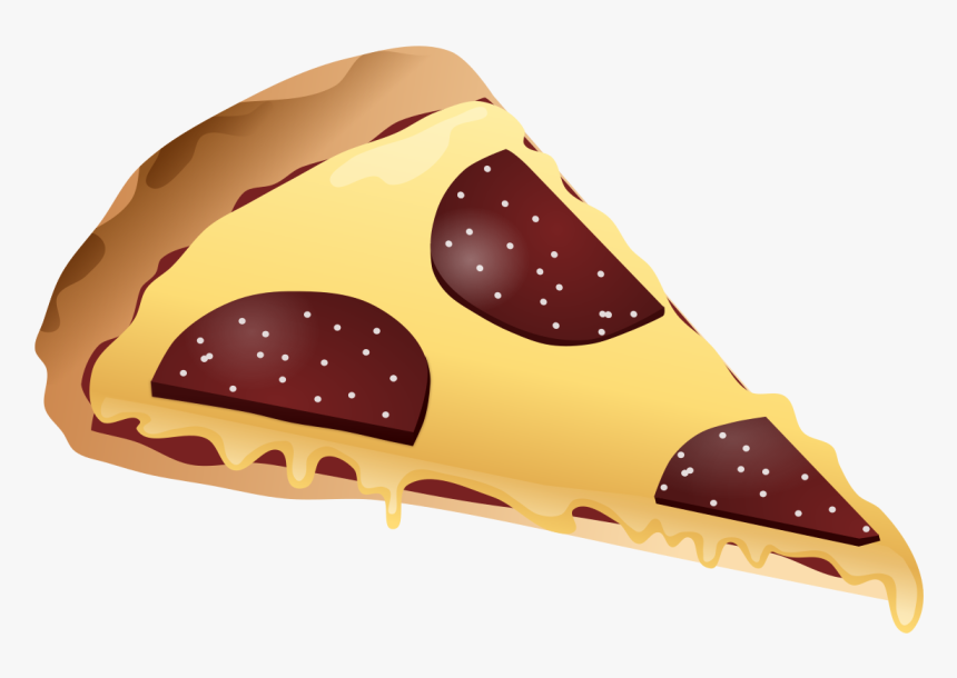 Pizza, Slice, Cheese, Food, Italian, Salami, Sausage - Imagens De Pizza Desenho Png, Transparent Png