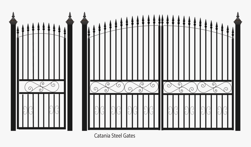 Catania Steel Gates - Metal Steel Gate Png, Transparent Png