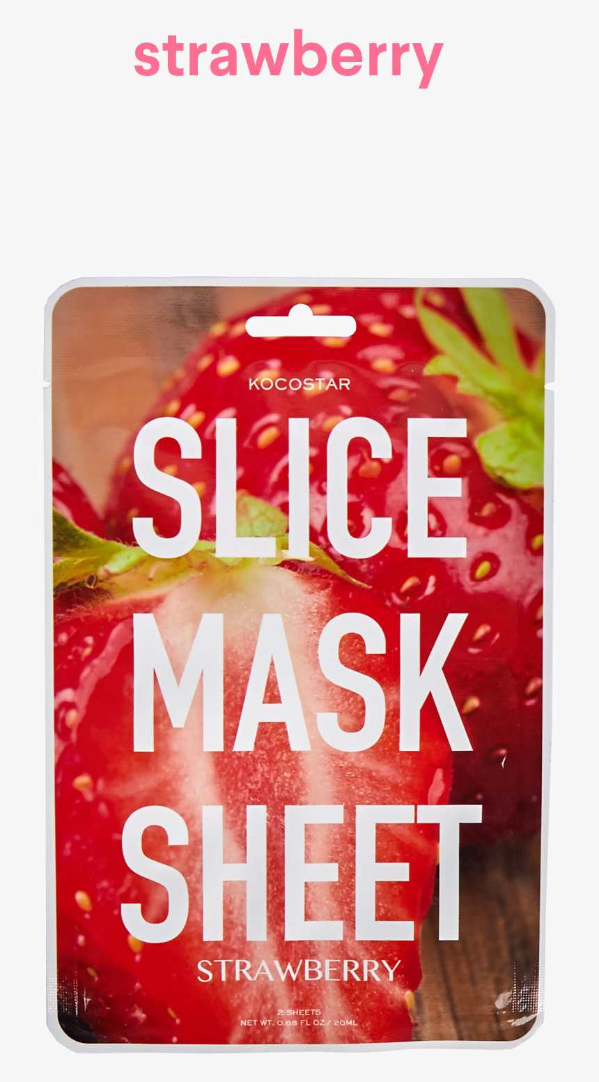 Slice Mask Sheet Strawberry , Png Download - Bad Strawberry, Transparent Png